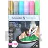 Kép 1/2 - Dekormarker készlet, akril, 4 mm, SCHNEIDER "Paint-It 320", 6 különböző szín
