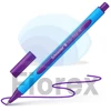 Kép 4/6 - Golyóstoll, 0,7 mm, kupakos, SCHNEIDER "Slider Edge XB", lila