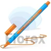 Kép 4/5 - Golyóstoll, 0,7 mm, kupakos, SCHNEIDER "Slider Edge XB", narancssárga