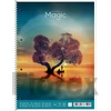 Kép 1/2 - Spirálfüzet, A4+, vonalas, 80 lap, SHKOLYARYK "Colourful magic", vegyes