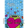 Kép 2/2 - Jegyzetfüzet, A6, kockás, 80 lap, SHKOLYARYK "Love Monster", vegyes