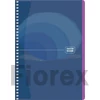 Kép 1/6 - Spirálfüzet, A5, kockás, 80 lap, SHKOLYARYK "Notebook", vegyes