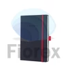 Kép 1/4 - Jegyzetfüzet, exkluzív, A5, kockás, 97 lap, keményfedeles, SIGEL "Conceptum Red Edition", fekete-piros