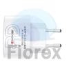 Kép 2/3 - Hálózati töltő, 1xUSB-A, 1xUSB-C, PD, 65W, GaN, USB-C kábel, SKROSS