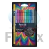 Kép 2/2 - Rostirón készlet, 1 mm, STABILO "Pen 68 ARTY", 12 különböző szín