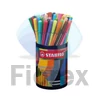 Kép 3/5 - Rostirón készlet, hengeres fém doboz, 1 mm, STABILO "Pen 68 ARTY", 45 különböző szín