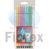 Kép 1/2 - Rostirón készlet, 1 mm, STABILO "Pen 68", 8 pasztell szín