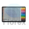 Kép 3/4 - Akvarell ceruza készlet, hatszögletű, fém doboz, STAEDTLER "Karat® aquarell 125", 12 különböző szín