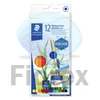 Kép 1/3 - Akvarell ceruza készlet, hatszögletű, STAEDTLER® "146 10C", 12 különböző szín