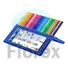 Kép 2/4 - Színes ceruza készlet, háromszögletű, STAEDTLER "Ergosoft® 157", 24 különböző szín