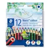 Kép 1/6 - Színes ceruza készlet, hatszögletű, félhosszú, STAEDTLER "Noris Colour 185", 12 különböző szín