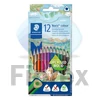 Kép 1/6 - Színes ceruza készlet, háromszögletű, STAEDTLER "Noris Colour 187", 12 különböző szín
