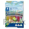 Kép 1/6 - Színes ceruza készlet, háromszögletű, STAEDTLER "Noris Colour 187", 36 különböző szín