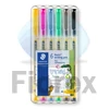 Kép 1/2 - Tűfilc készlet, 0,6 mm,  STAEDTLER "Noris® 307", 6 különböző szín