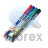 Kép 2/3 - Alkoholos marker készlet, OHP, 0,4 mm, STAEDTLER "Lumocolor® 313 S", 4 különböző szín