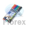 Kép 2/2 - Alkoholos marker készlet, OHP, 0,4 mm, STAEDTLER "Lumocolor® 313 S", 6 különböző szín