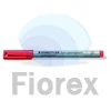 Kép 1/2 - Alkoholmentes marker, OHP, 0,6 mm, STAEDTLER "Lumocolor® 316 F", piros