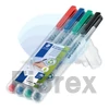 Kép 2/3 - Alkoholmentes marker készlet, OHP, 0,6 mm, STAEDTLER "Lumocolor® 316 F", 4 különböző szín