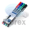 Kép 2/3 - Alkoholos marker készlet, OHP, 1 mm, STAEDTLER "Lumocolor® 317 M", 4 különböző szín