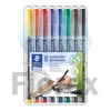 Kép 1/2 - Alkoholos marker készlet, OHP, 1 mm, STAEDTLER "Lumocolor® 317 M", 8 különböző szín