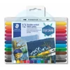 Kép 1/3 - Textilfilc, kétvégű, STAEDTLER® "3190", 12 különböző szín