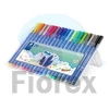 Kép 2/2 - Rostirón készlet, 1 mm, STAEDTLER "Triplus 323", 20 különböző szín