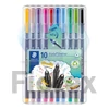 Kép 3/5 - Tűfilc készlet, 0,3 mm, STAEDTLER "Triplus 334", 10 különböző szín