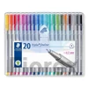 Kép 1/7 - Tűfilc készlet, 0,3 mm, STAEDTLER "Triplus 334", 20 különböző szín