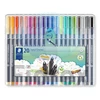 Kép 4/7 - Tűfilc készlet, 0,3 mm, STAEDTLER "Triplus 334", 20 különböző szín