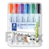 Kép 1/2 - Táblamarker készlet, 2 mm, kúpos, STAEDTLER "Lumocolor® 351", 6 különböző szín