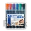 Kép 1/4 - Alkoholos marker készlet, 2 mm, kúpos, STAEDTLER "Lumocolor® 352", 6 különböző szín