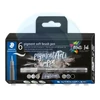 Kép 1/8 - Ecsetirón készlet, STAEDTLER "Pigment 372", 6 különböző fekete és szürke árnyalat