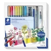 Kép 1/4 - Ecsetirón készlet, kétvégű, STAEDTLER "Mixed Set 5", 8 különböző szín