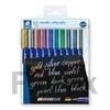 Kép 1/2 - Kalligrafikus marker készlet, STAEDTLER "8325", 10 különböző metál szín