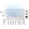 Kép 1/2 - Hálózati töltő, 1xUSB, 2x USB-C kimenet, 65W, VARTA "High Speed"