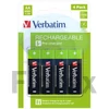 Kép 1/5 - Tölthető elem, AA ceruza, 4x2500 mAh, VERBATIM