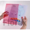 Kép 3/3 - Irattartó tasak, A4, PP, patentos, VICTORIA OFFICE, piros