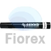 Kép 2/2 - Alkoholos marker, 1-3 mm, kúpos, VICTORIA OFFICE, "Gekko", fekete