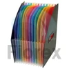 Kép 2/3 - Iratpapucs, PP, 12 részes, VIQUEL, "Rainbow Class", fekete