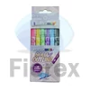 Kép 1/2 - Filctoll készlet, 1-2 mm, metál arany, WEDO, 6 különböző színű kontúrral