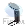 Kép 1/5 - Nagyító, 90 mm, kihajtható állvánnyal, LED fénnyel, WEDO, fekete/fehér