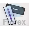 Kép 2/2 - Golyóstoll, 0,24 mm, teleszkópos, metállila tolltest, ZEBRA "SL-F1", kék