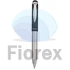 Kép 1/2 - Golyóstoll, 0,24 mm, teleszkópos, rozsdamentes acél, grafitszürke tolltest, ZEBRA "Telescopic Metal Stylus", kék