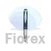 Kép 2/2 - Golyóstoll, 0,24 mm, teleszkópos, rozsdamentes acél, grafitszürke tolltest, ZEBRA "Telescopic Metal Stylus", kék