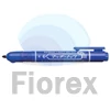 Kép 2/2 - Alkoholos marker, 1,3 mm, nyomógombos, ZEBRA "Mckie Retractable", kék