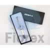 Kép 2/2 - Golyóstoll, 0,24 mm, teleszkópos, metálfehér tolltest, ZEBRA "SL-F1", kék