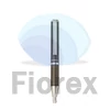 Kép 1/2 - Golyóstoll, 0,24 mm, teleszkópos, metálszürke tolltest, ZEBRA "SL-F1", kék