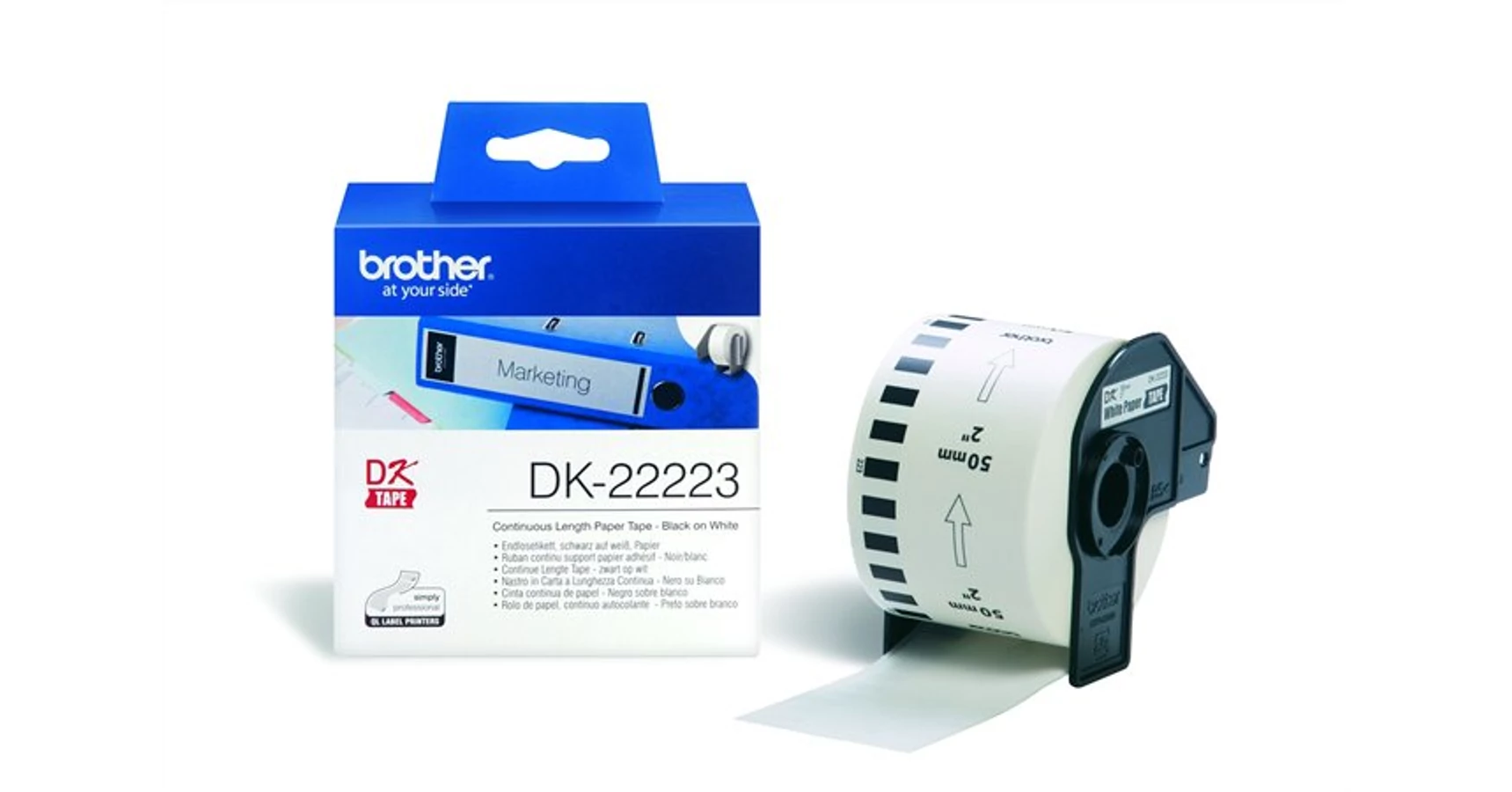 Code Renter Brother Papírszalag, QL nyomtatóhoz, 50 mm x 30,48 m, BROTHER|Rendelj most!