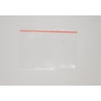 PE Natúr füles tasak ragasztószalaggal 220x120+40 mm