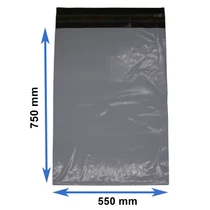 Futártasak szürke színű, leragasztható 550x750 mm Futártasak szürke színű, leragasztható 550x750 mm
